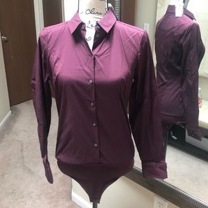 Express purple body suit